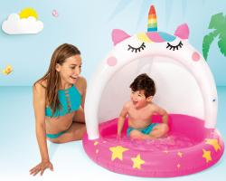 Бассейн детский Котенок-единорожка (102x102см) 6 шт/уп 58438 - фото 4